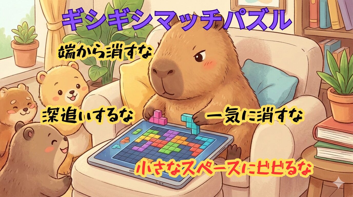 たくさん消すな！ギシギシマッチパズル徹底攻略（ポイ活） | ポイ活 