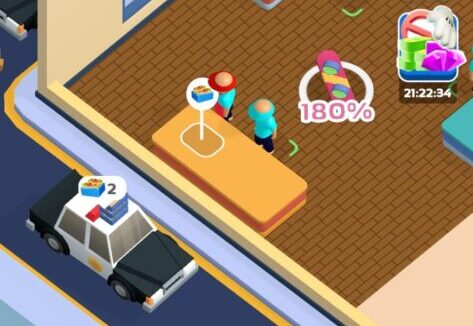 Papa Donerのドライブスルー設置画面｜スタッフ雇用と収益強化後に建設し、半放置攻略の準備を整える手順を示す