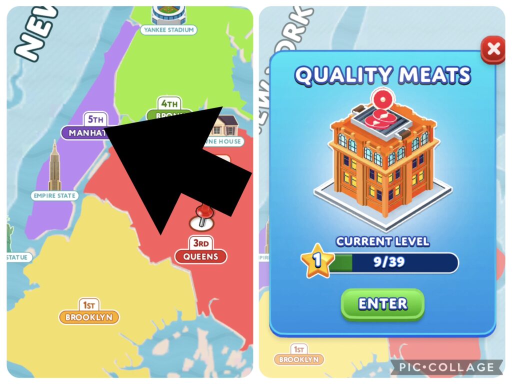 【5】MANHATTAN（QUALITY MEATS）に到達した証拠となるゲーム内画像