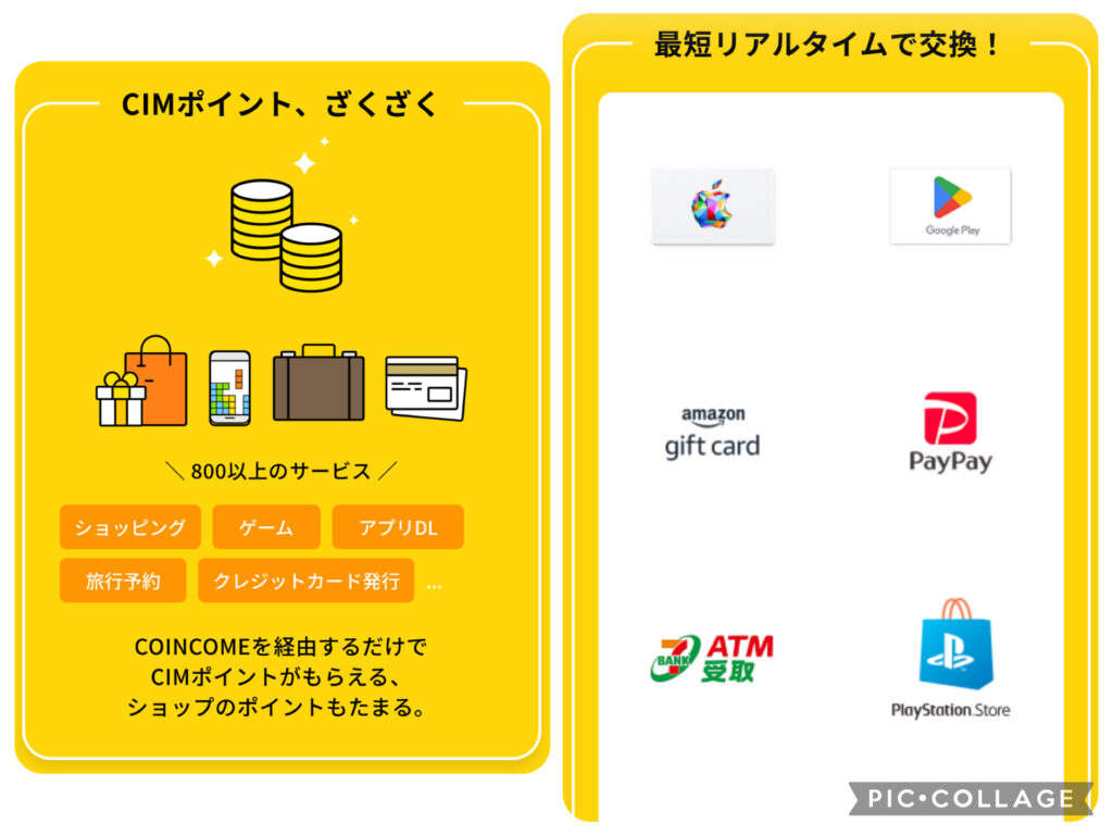 コインカムの概要や特徴を示す画像