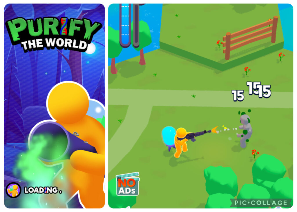 Purify the Worldの雰囲気・基本的なゲーム性を示す画像